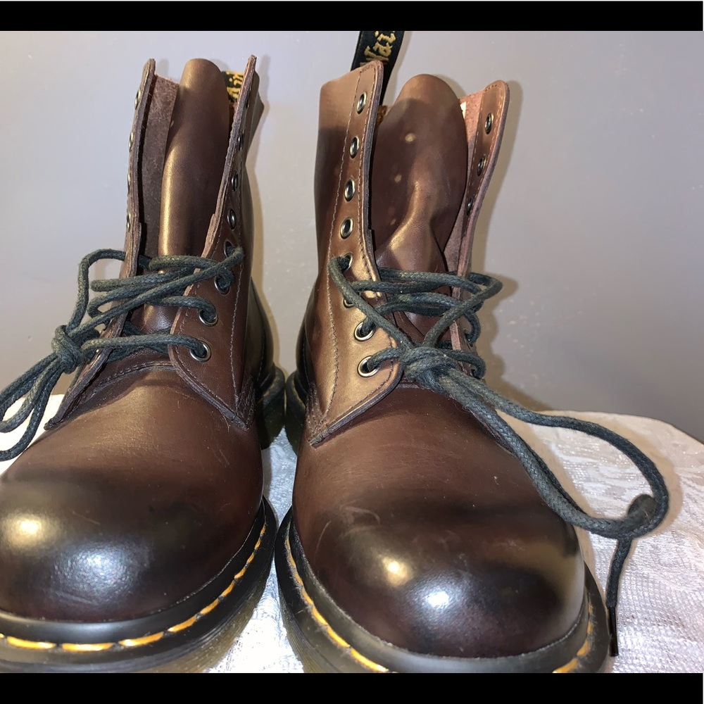 Dr. Martens’s Size 12 women’s, 11 men’s boot.